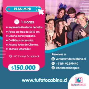 Cabina Fotográfica 1 Hora