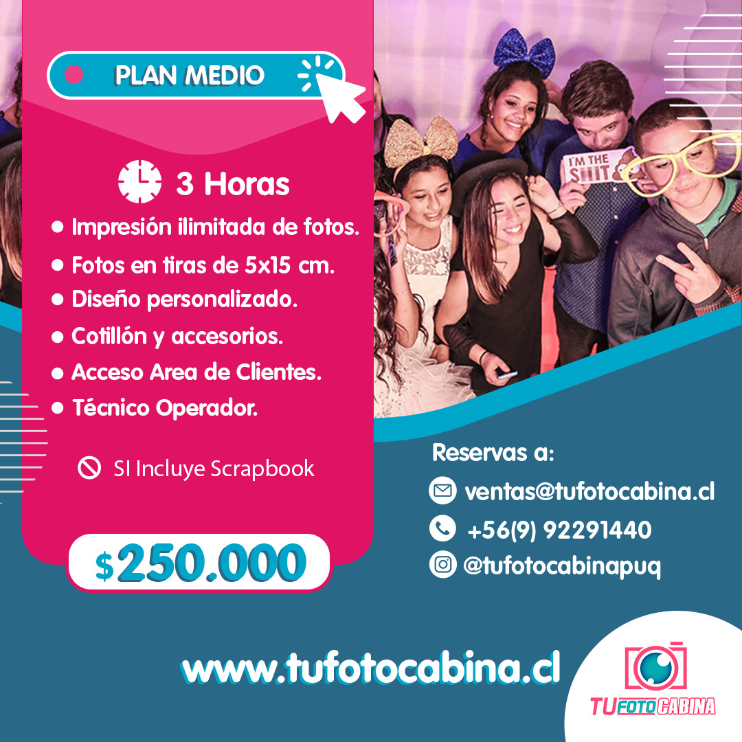 Cabina Fotográfica 3 Horas